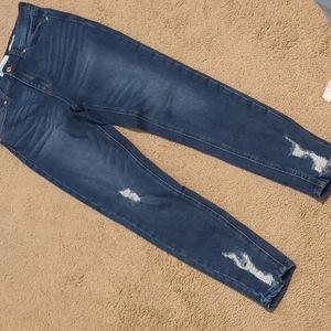 High rise skinny jeans